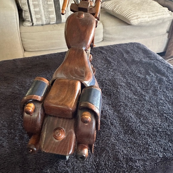 Wooden Motorcycle Model - Picture 7 of 8